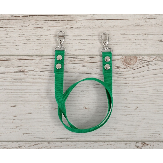 Hobby Horse reins for halters - green