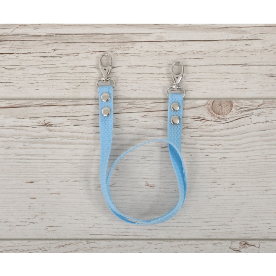 Hobby Horse reins for halters - light blue