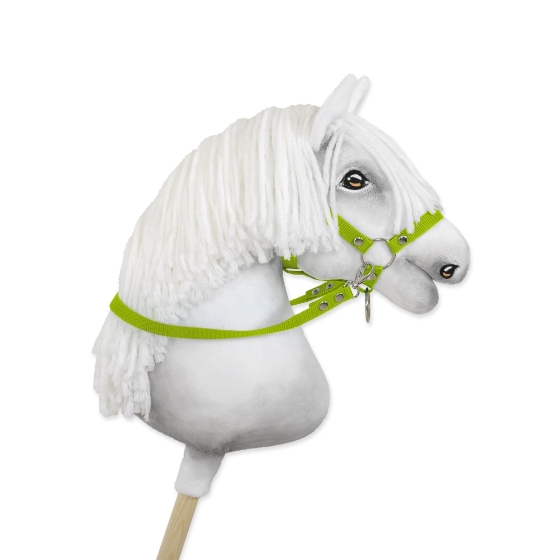 Hobby Horse reins for halters - lime