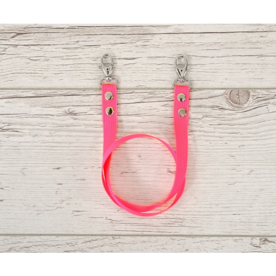 Hobby Horse reins for halters - neon pink