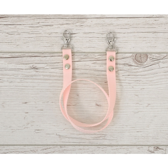 Hobby Horse reins for halters - powder pink