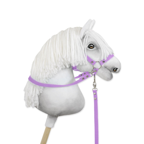 Hobby Horse reins for halters - purple