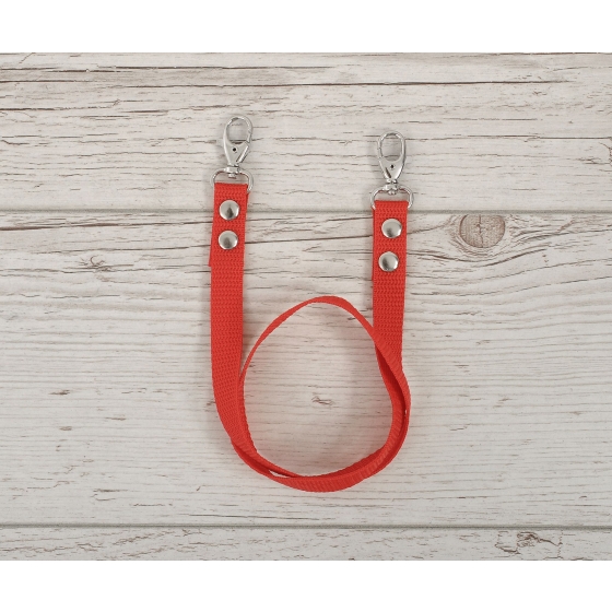 Hobby Horse reins for halters - red