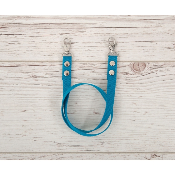 Hobby Horse reins for halters - turquoise