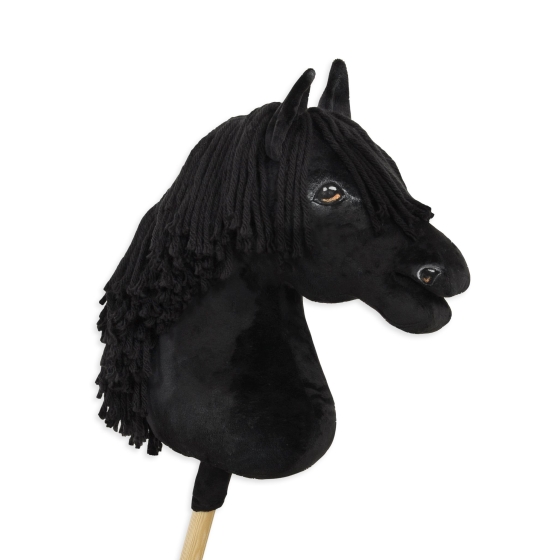 Black stick horse