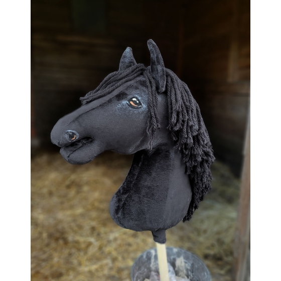 Hobby Horse - black horse A3