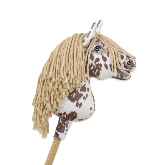 Hobby Horse - brown leopard with a beige mane A4