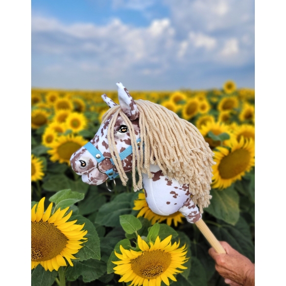 Hobby Horse - brown leopard with a beige mane A4