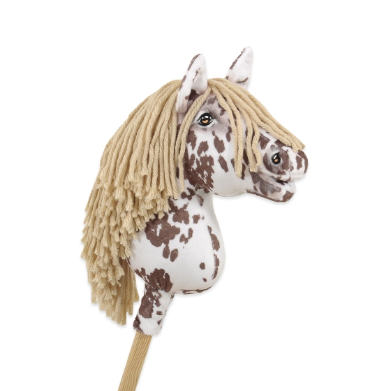 Hobby Horse - brown leopard with a beige mane A4