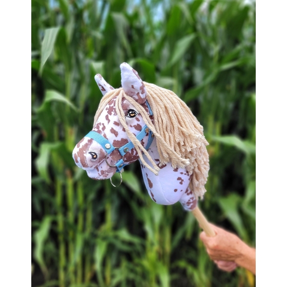Hobby Horse - brown leopard with a beige mane A4