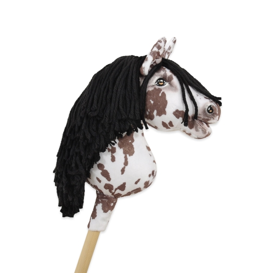 Hobby Horse - brown leopard with a black mane A4
