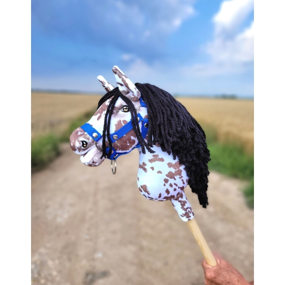 Hobby Horse - brown leopard with a black mane A4