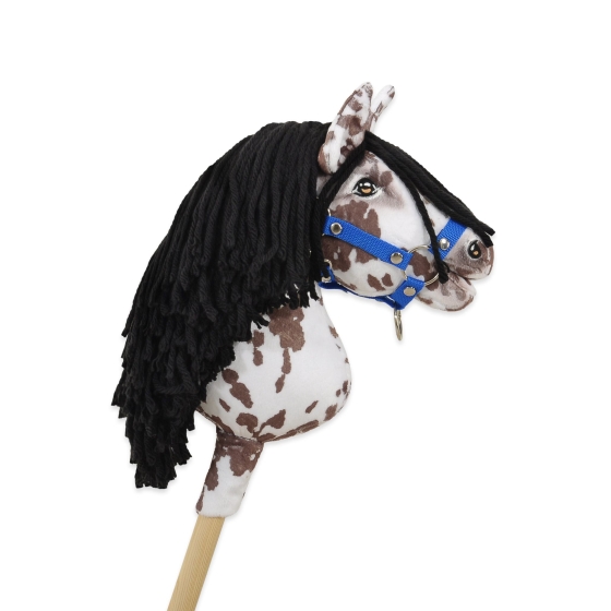 Hobby Horse - brown leopard with a black mane A4