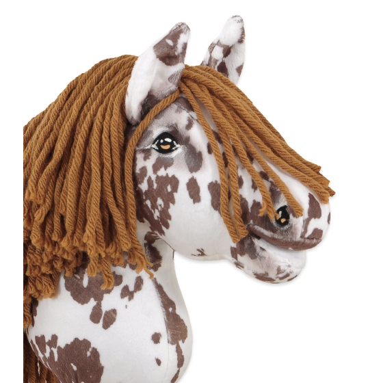 Hobby Horse - brown leopard with a brown mane A4