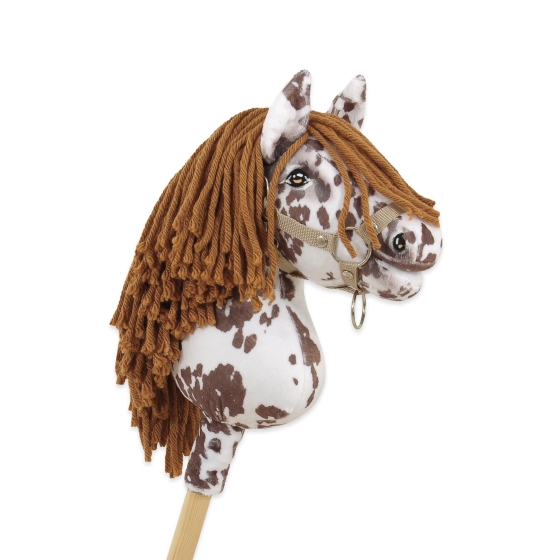 Hobby Horse - brown leopard with a brown mane A4