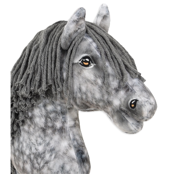 Hobby Horse - dapple grey horse with a grey mane A3