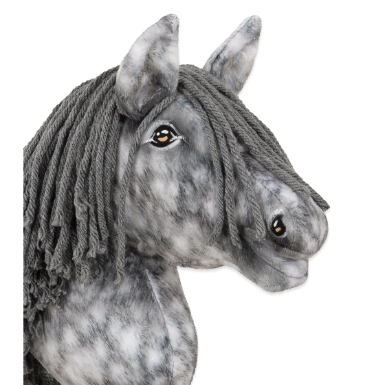 Hobby Horse - dapple grey horse with a grey mane A4
