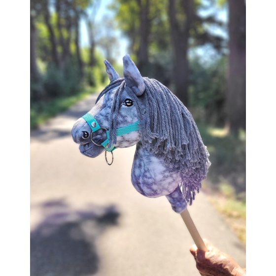 Hobby Horse - dapple grey horse with a grey mane A4