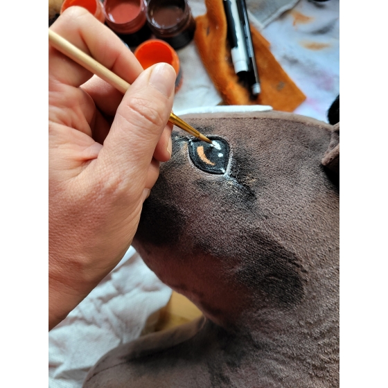 Hobby Horse - dark bay horse A4