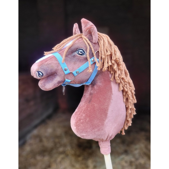 Hobby Horse - dark chestnut horse A3