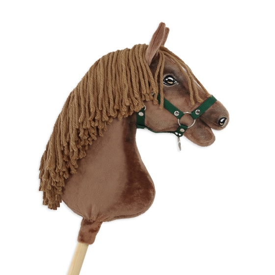 Hobby Horse - dark chestnut horse A3