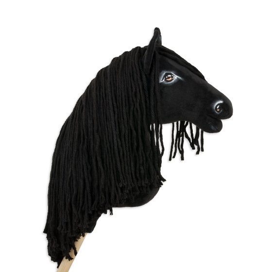 Hobby Horse - friesian horse frieze A3