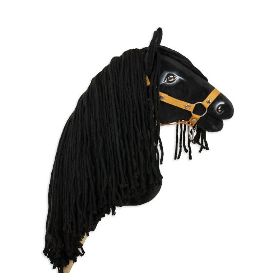 Hobby Horse - friesian horse frieze A3