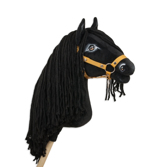 Hobby Horse - friesian horse frieze A3