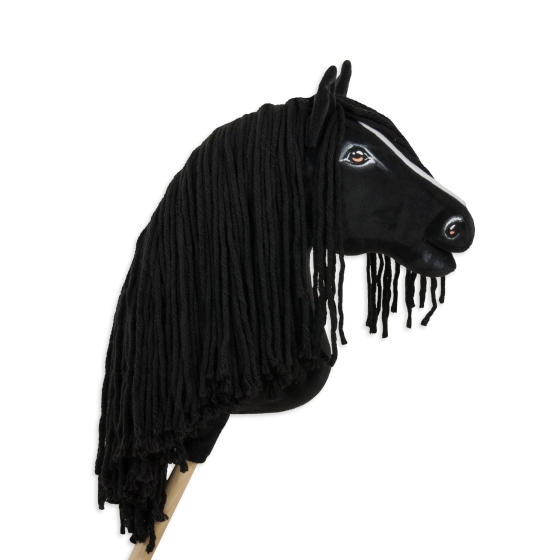 Hobby Horse - friesian horse frieze II A3