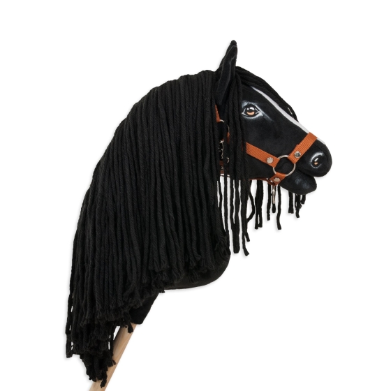 Hobby Horse - friesian horse frieze II A3