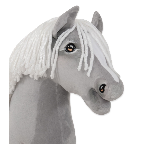 Hobby Horse - gray horse III with white mane A3