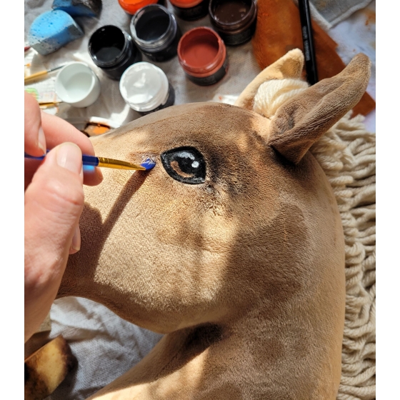 Hobby Horse - haflinger horse A3