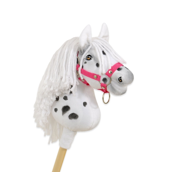 Hobby Horse White Spotted - Medium Size