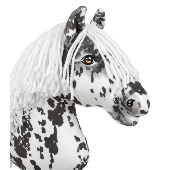 Hobby Horse - leopard horse with a white mane A3