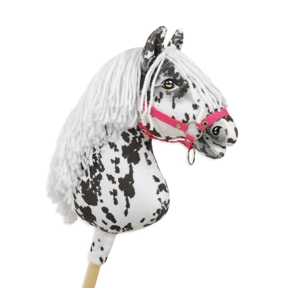 Hobby Horse - leopard horse with a white mane A3