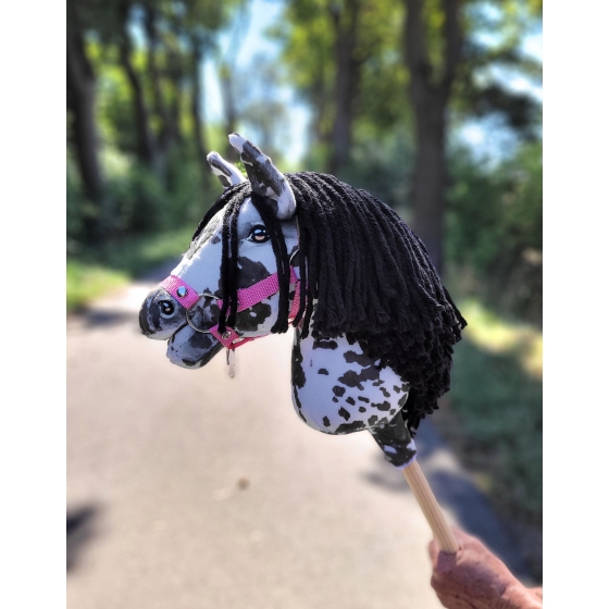 Hobby Horse - leopard with a black mane A4