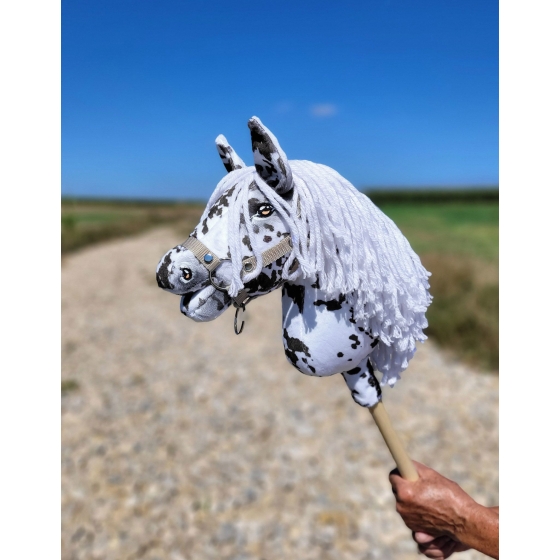 Hobby Horse - leopard with a white mane A4
