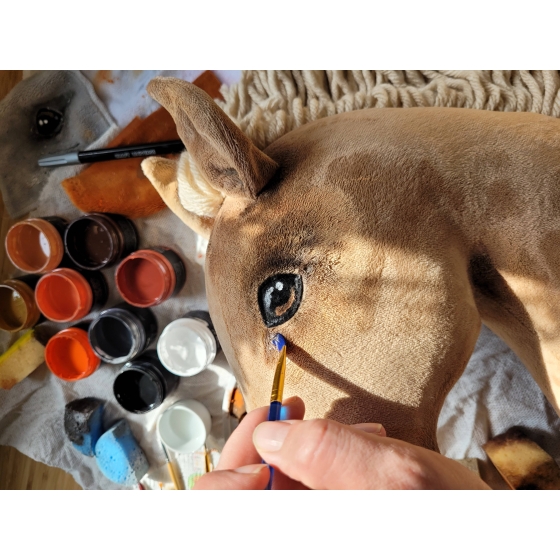 Hobby Horse - palomino horse A4