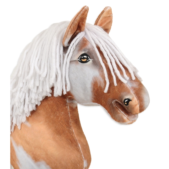 Hobby Horse - tobiano bay horse with a white mane A3