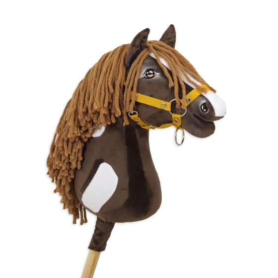 Hobby Horse - western dark bay horse A3