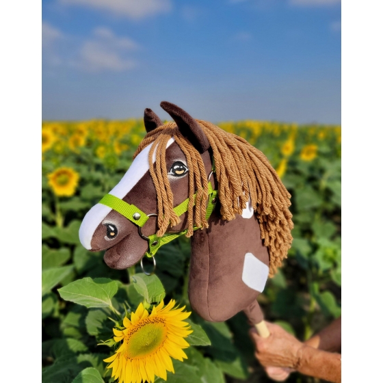 Hobby Horse - western dark bay horse A3
