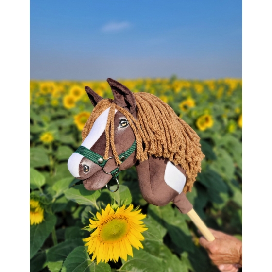 Hobby Horse - western dark bay horse A4