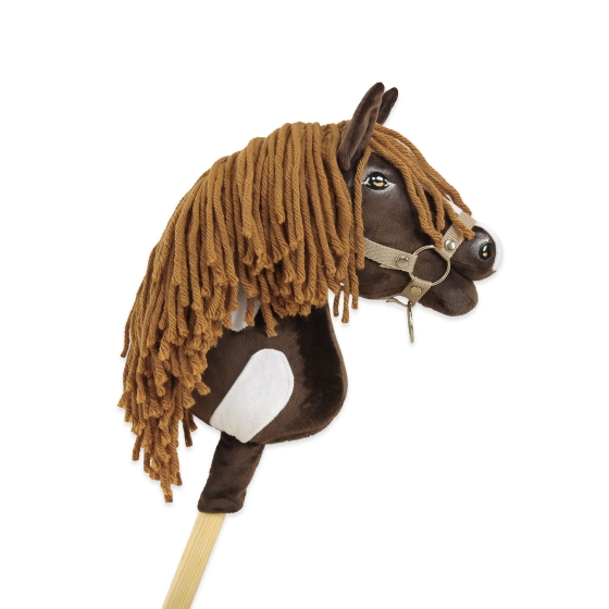 Hobby Horse - western dark bay horse A4