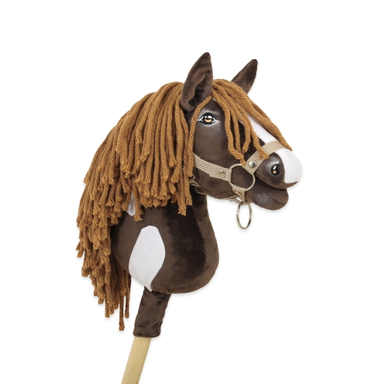 Hobby Horse - western dark bay horse A4