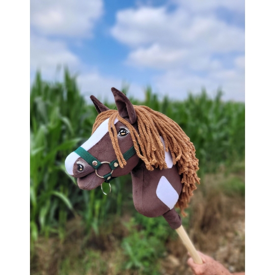 Hobby Horse - western dark bay horse A4