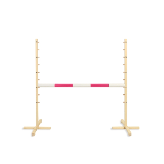 Jumping obstacle for Hobby Horse 120cm, beam pink