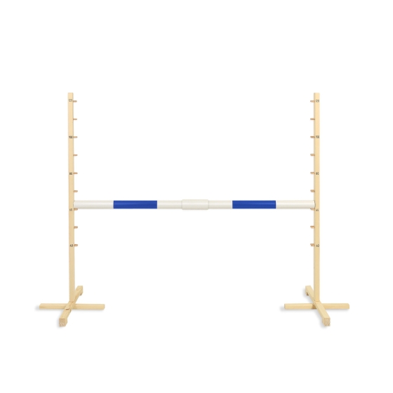 Jumping obstacle for Hobby Horse 160 cm, h-120cm, beam blue
