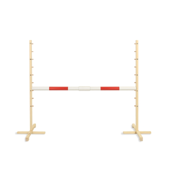 Jumping obstacle for Hobby Horse 160 cm, h-120cm, beam red