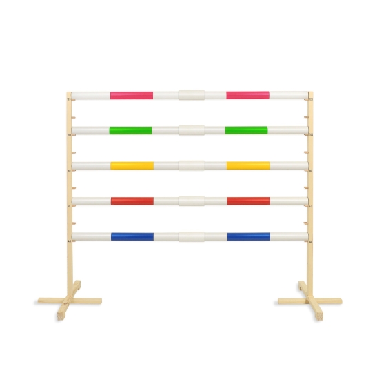 Jumping obstacle for Hobby Horse 160 cm with two bars 50mm - blue