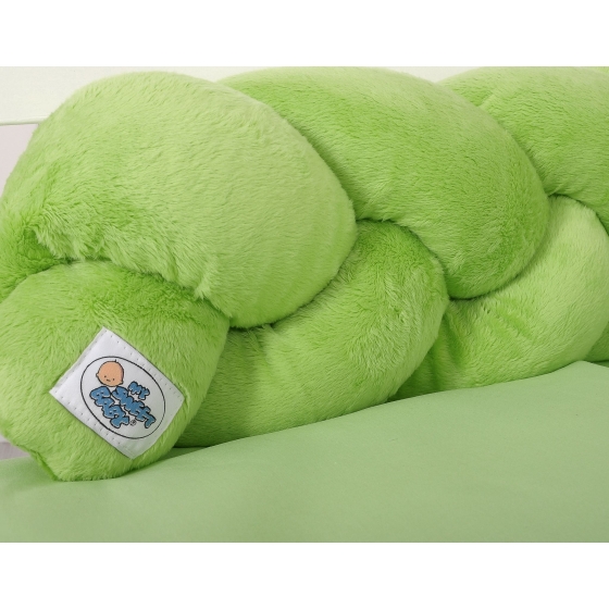 Knot bumper minky 180cm- green